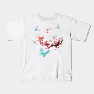 chinese Style, branch Kids T-Shirt